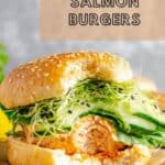 fresh salmon burgers pin