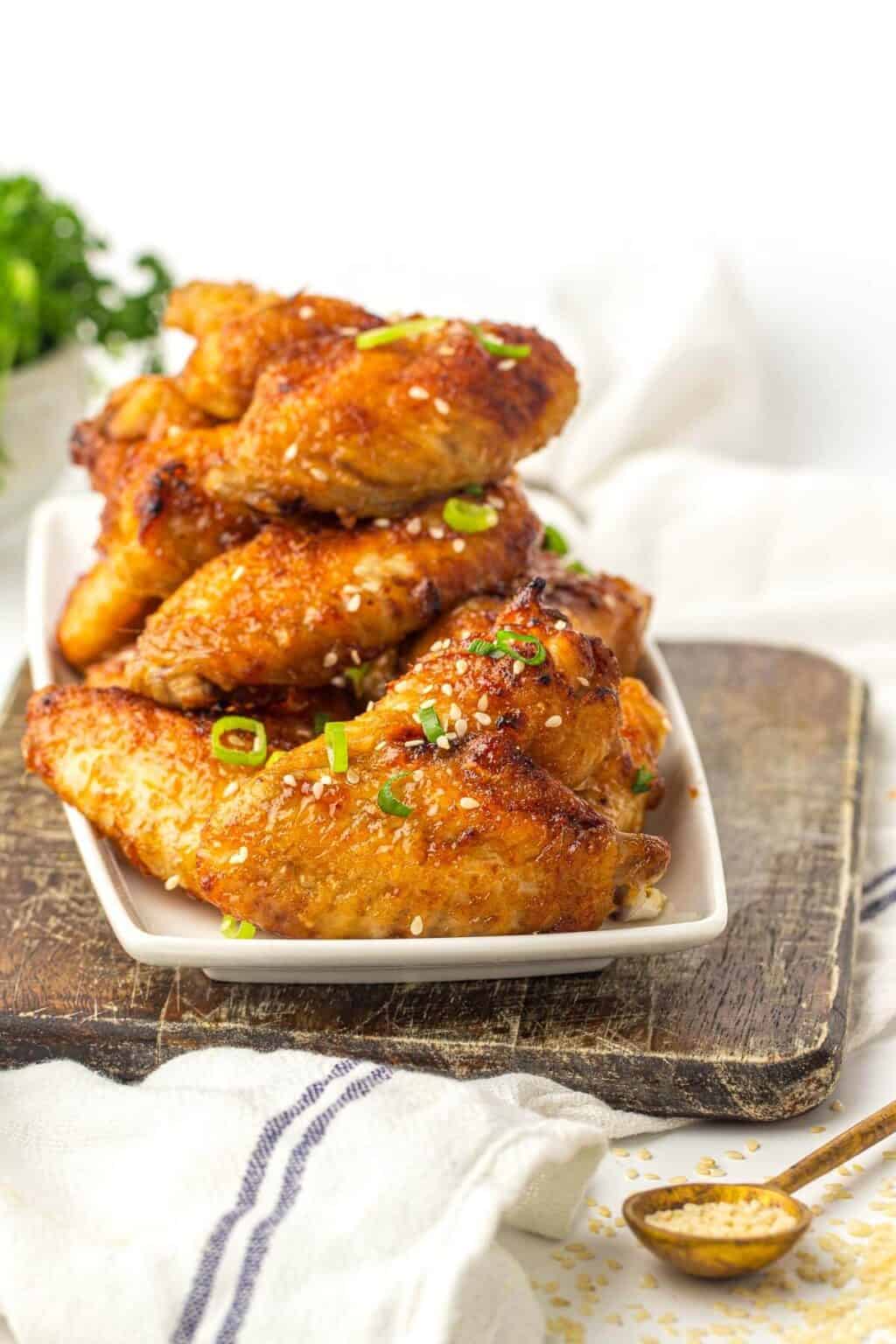 Air Fryer Honey Soy Chicken Wings My Sugar Free Kitchen