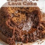 Sugar Free Lava Cakes - pin