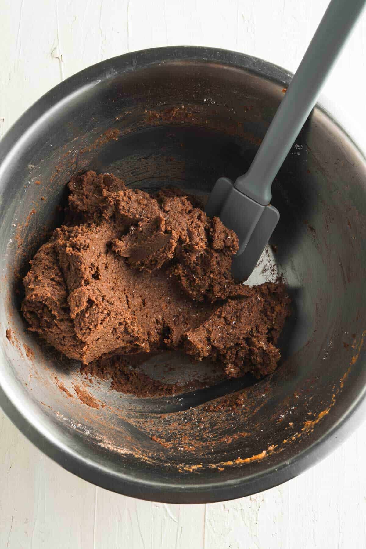 sweet potato truffle mixture in a bowl