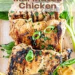 greek yogurt marinate chicken - pin