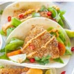 Air Fryer Fish tacos - pin