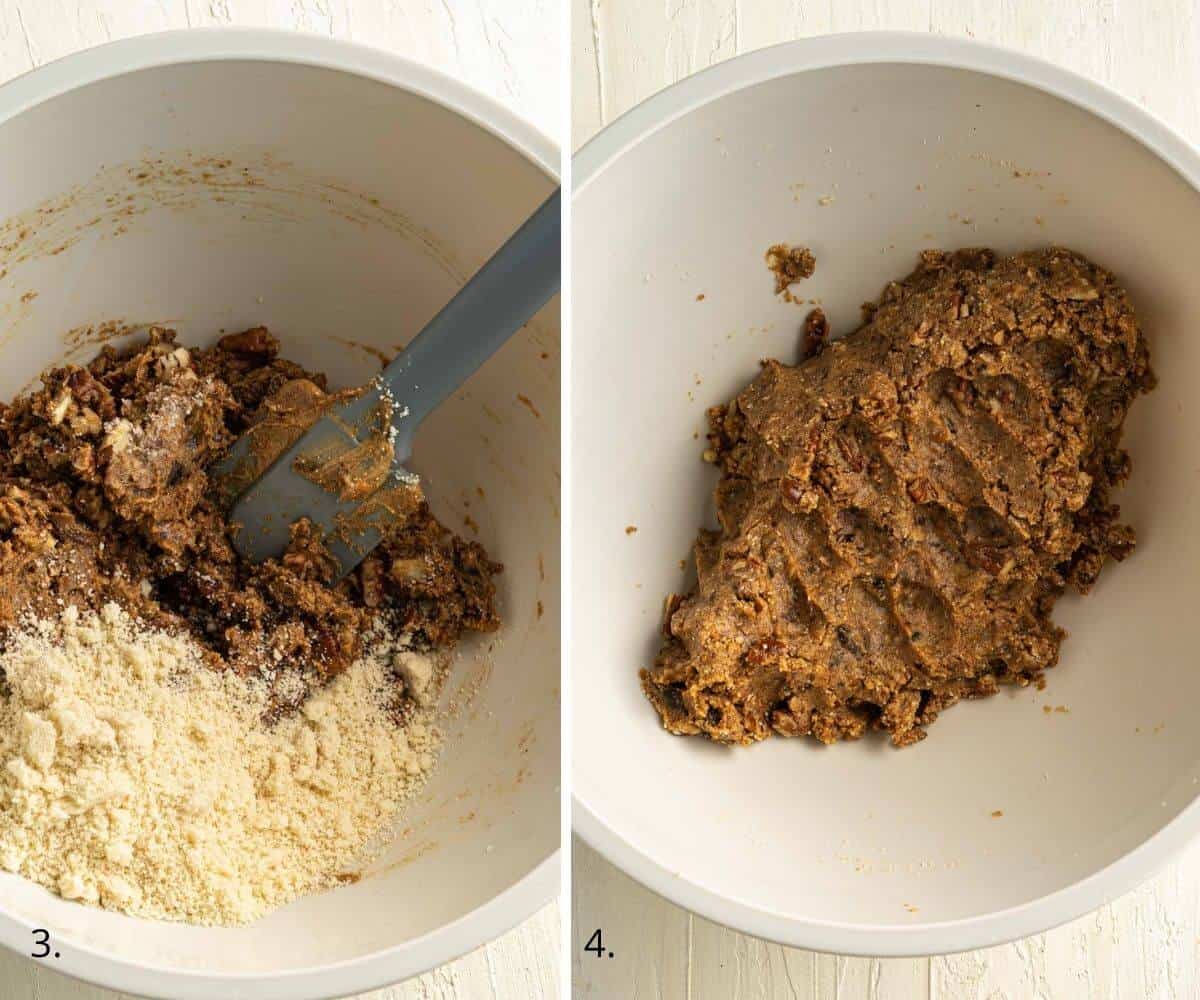 pecan pie truffles mixture in a bowl