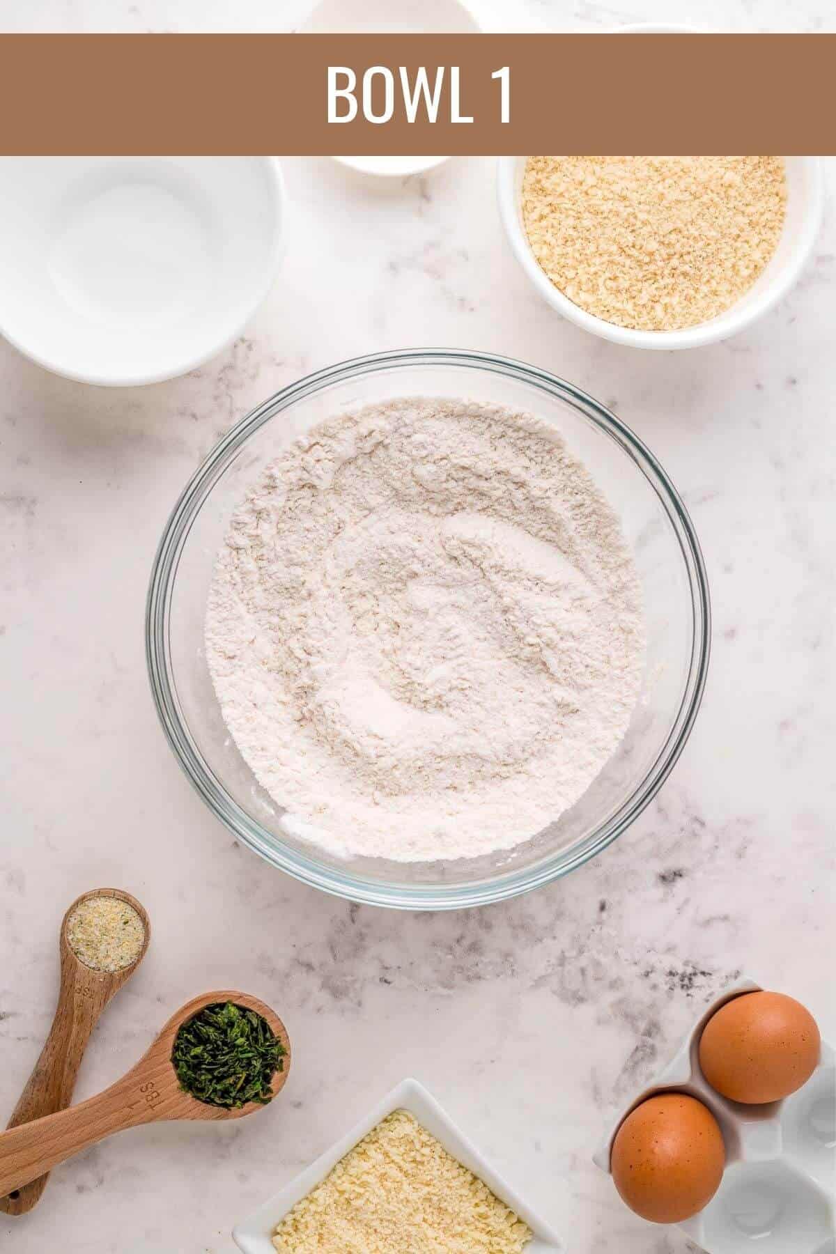 bowl of flour