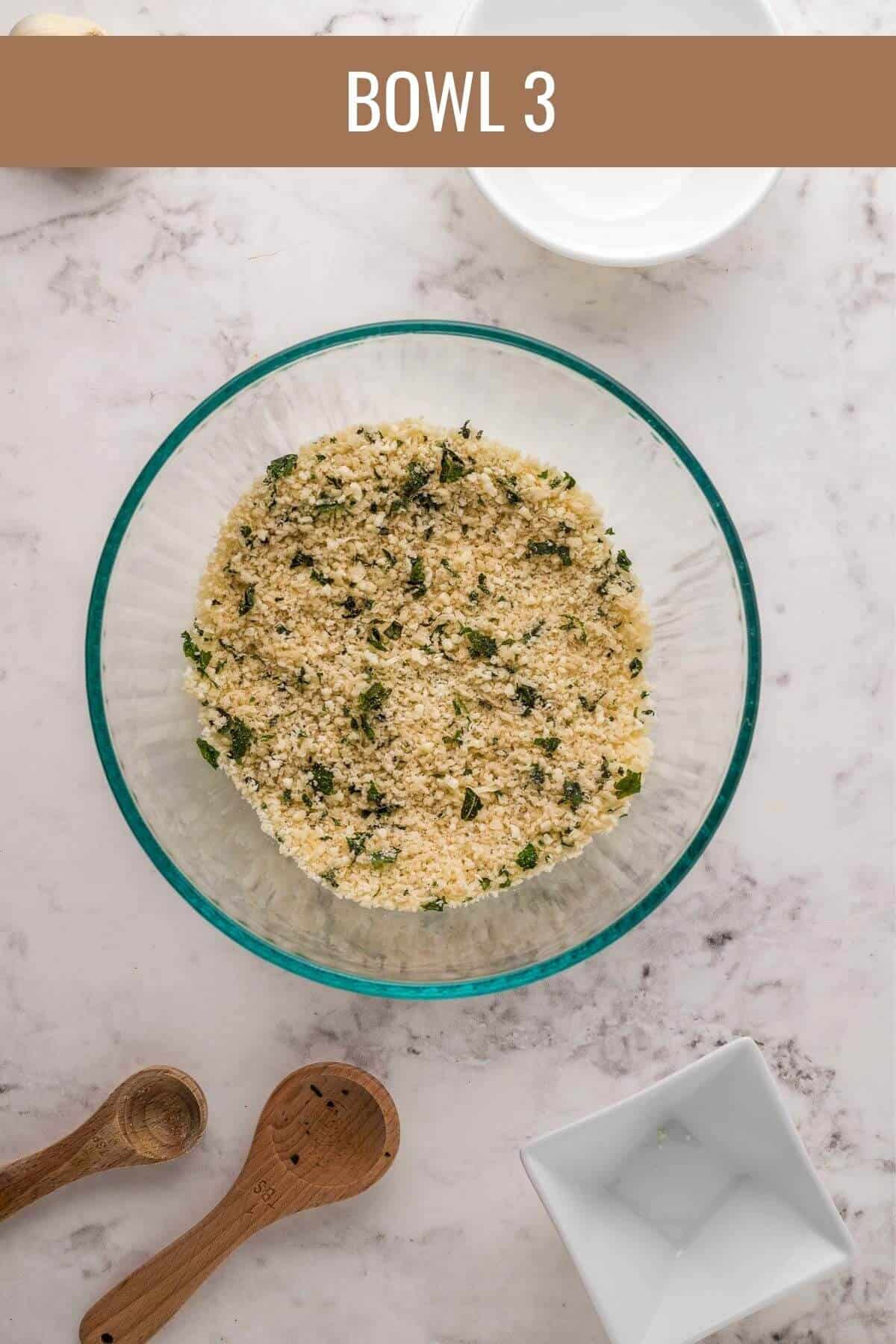 panko crumbs in a bowl