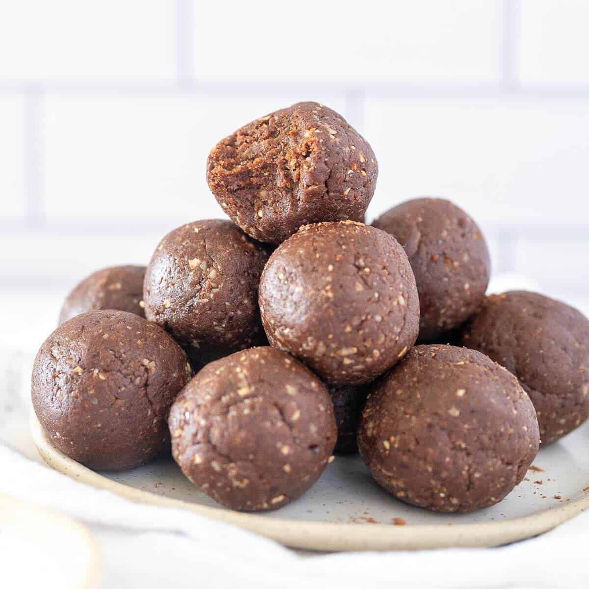 Date Almond Coconut Protein Balls