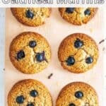 Blueberry Oatmeal Muffins - pin1