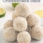 Lime Cheesecake Balls - pin