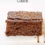 healthy chocolate chickpea cake pinterest pin