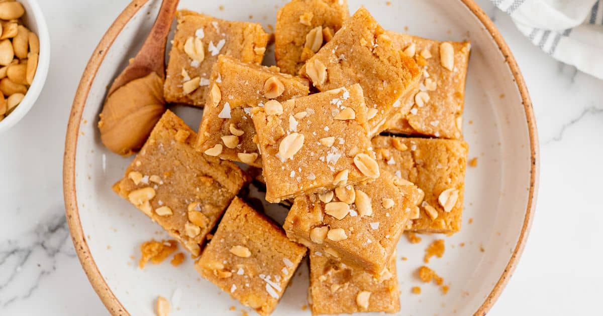 Peanut Butter Blondies (No Sugar) My Sugar Free Kitchen