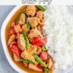 Healthy orange chicken pin