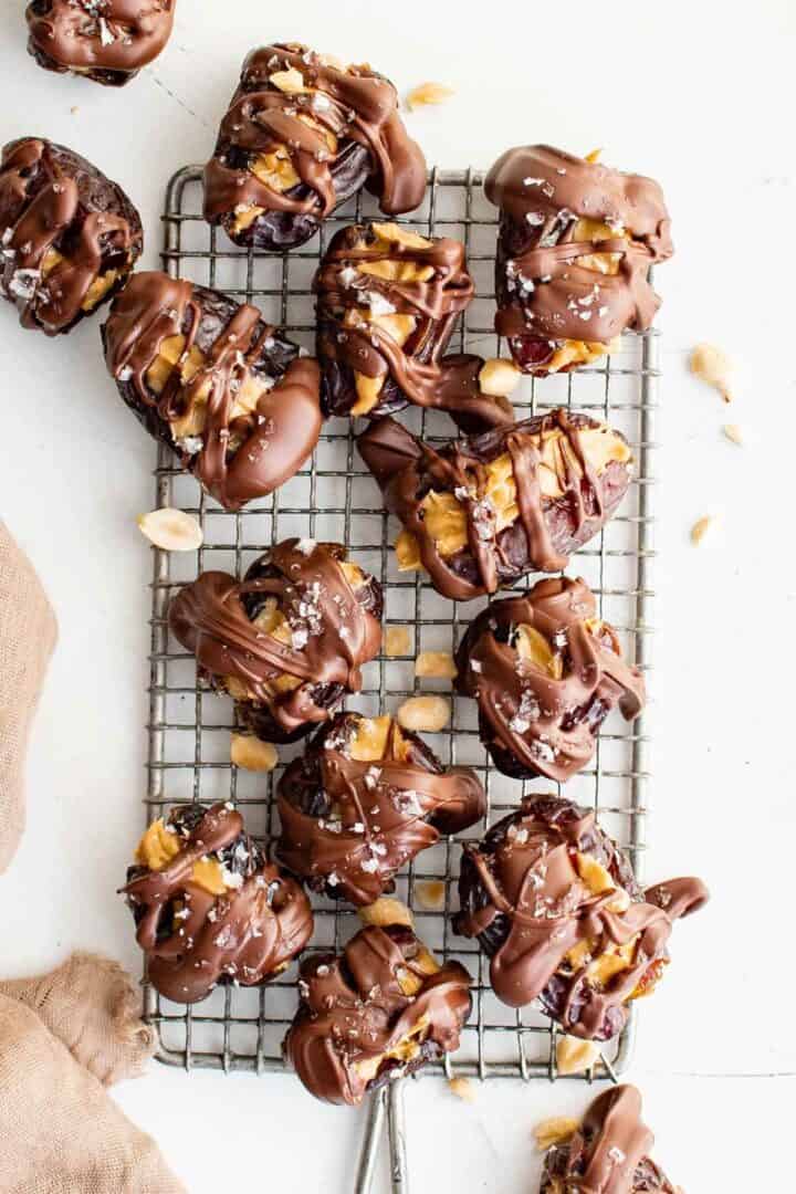 Date Snickers (Chocolate Covered Dates) My Sugar Free Kitchen