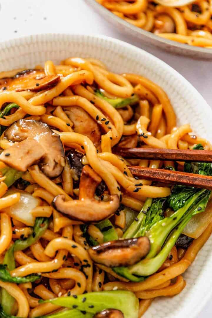 Vegetable Yaki Udon Noodles | My Sugar Free Kitchen