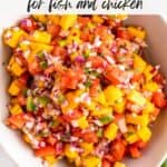 mango salsa pinterest pin