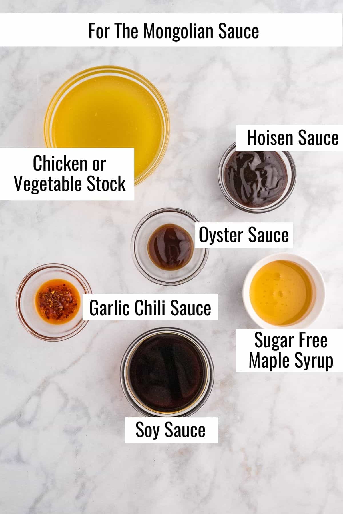 ingredients for making mongolian sauce