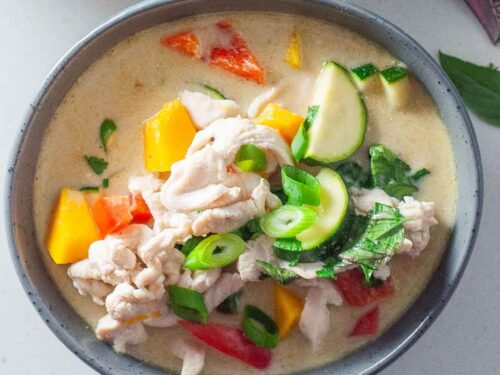Healthy Green Thai Chicken Curry