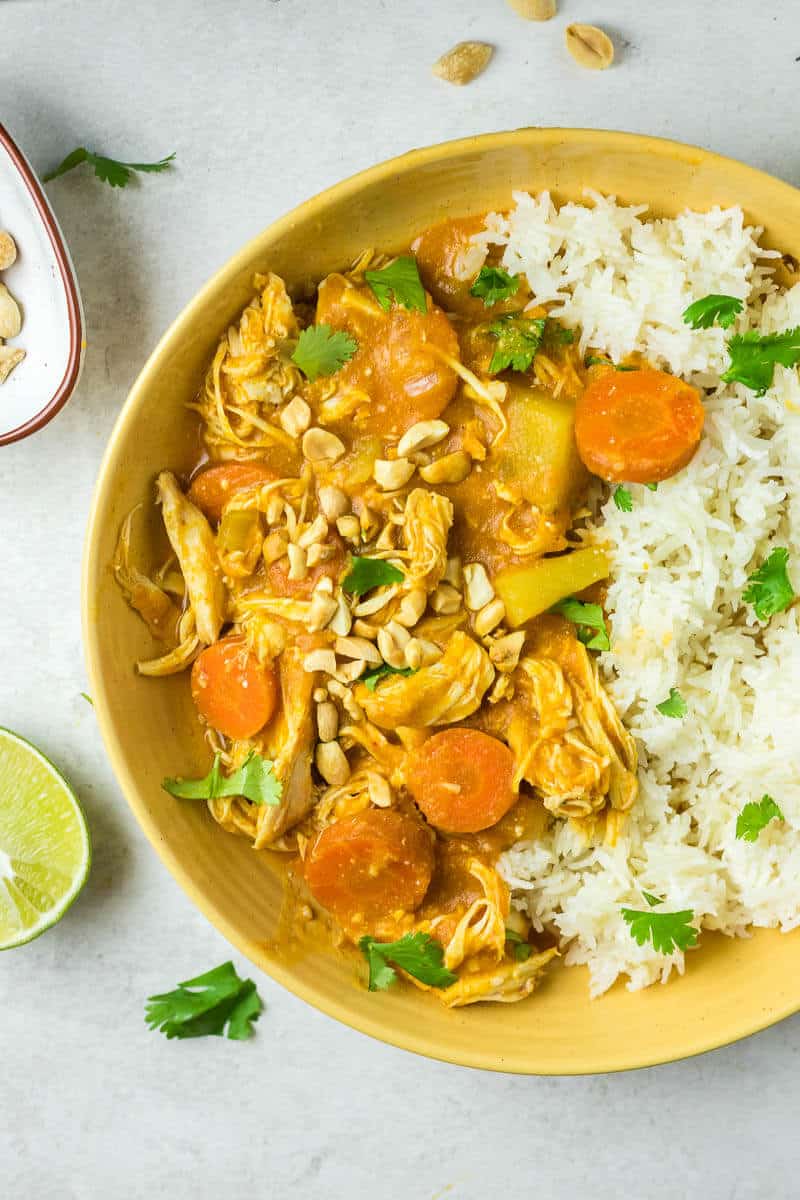 Slow Cooker Thai Red Curry with Chicken